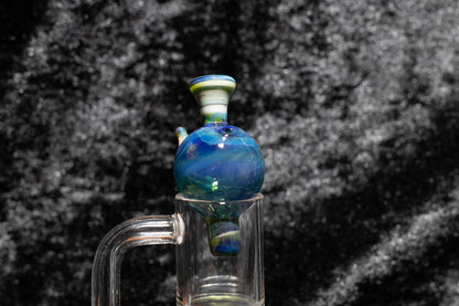 Heady Glass Top | 20-25mm Quartz Fit | Heady Bubble Cap | Functional Glass Piece