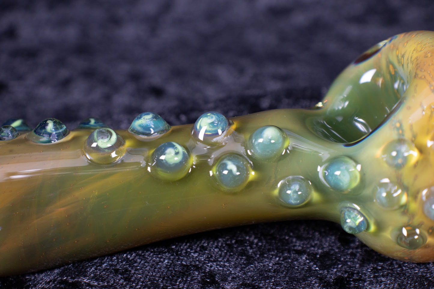 Rainbow Glass Pipe | Thick Borosilicate Spoon | Handmade Pipe | Rainbow Glass Smoking Pipe