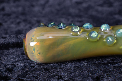 Rainbow Glass Pipe | Thick Borosilicate Spoon | Handmade Pipe | Rainbow Glass Smoking Pipe