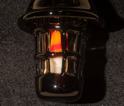 Ship Lantern Glass Pendant | Handmade Victorian Street Lamp | Glass Candle Necklace Old Antique style Jewelry | Sculpted Art Flame Pendants