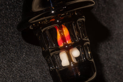 Ship Lantern Glass Pendant | Handmade Victorian Street Lamp | Glass Candle Necklace Old Antique style Jewelry | Sculpted Art Flame Pendants