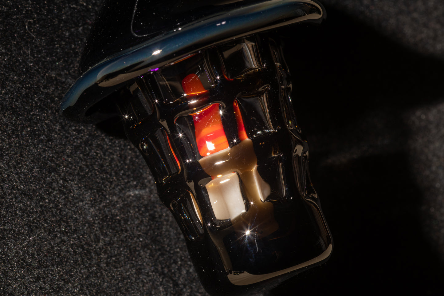 Ship Lantern Glass Pendant | Handmade Victorian Street Lamp | Glass Candle Necklace Old Antique style Jewelry | Sculpted Art Flame Pendants