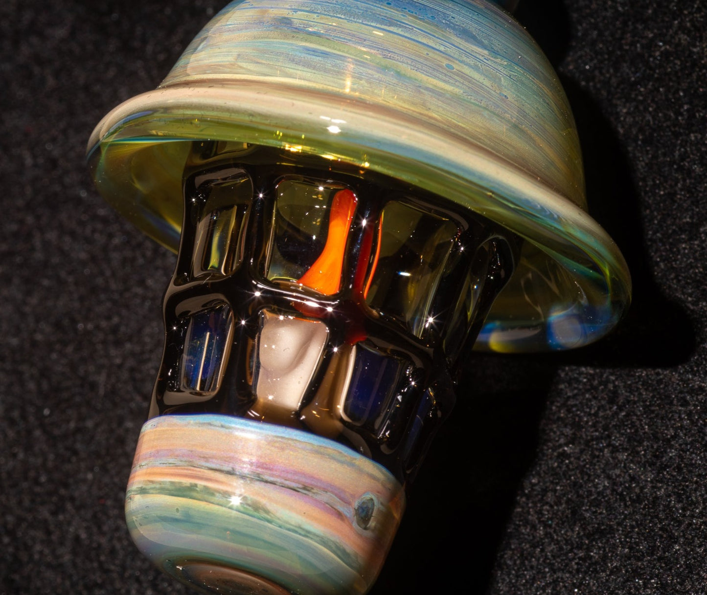 Ship Lantern Glass Pendant | Handmade Victorian Street Lamp | Glass Candle Necklace Old Antique style Jewelry | Sculpted Art Flame Pendants