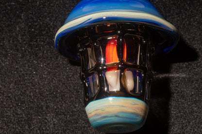 Ship Lantern Glass Pendant | Handmade Victorian Street Lamp | Glass Candle Necklace Old Antique style Jewelry | Sculpted Art Flame Pendants