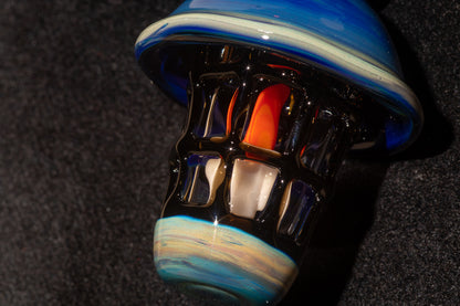 Ship Lantern Glass Pendant | Handmade Victorian Street Lamp | Glass Candle Necklace Old Antique style Jewelry | Sculpted Art Flame Pendants