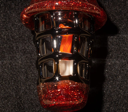 Ship Lantern Glass Pendant | Handmade Victorian Street Lamp | Glass Candle Necklace Old Antique style Jewelry | Sculpted Art Flame Pendants