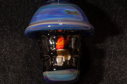 Ship Lantern Glass Pendant | Handmade Victorian Street Lamp | Glass Candle Necklace Old Antique style Jewelry | Sculpted Art Flame Pendants