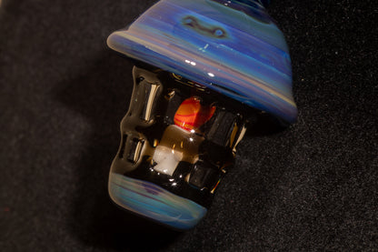 Ship Lantern Glass Pendant | Handmade Victorian Street Lamp | Glass Candle Necklace Old Antique style Jewelry | Sculpted Art Flame Pendants