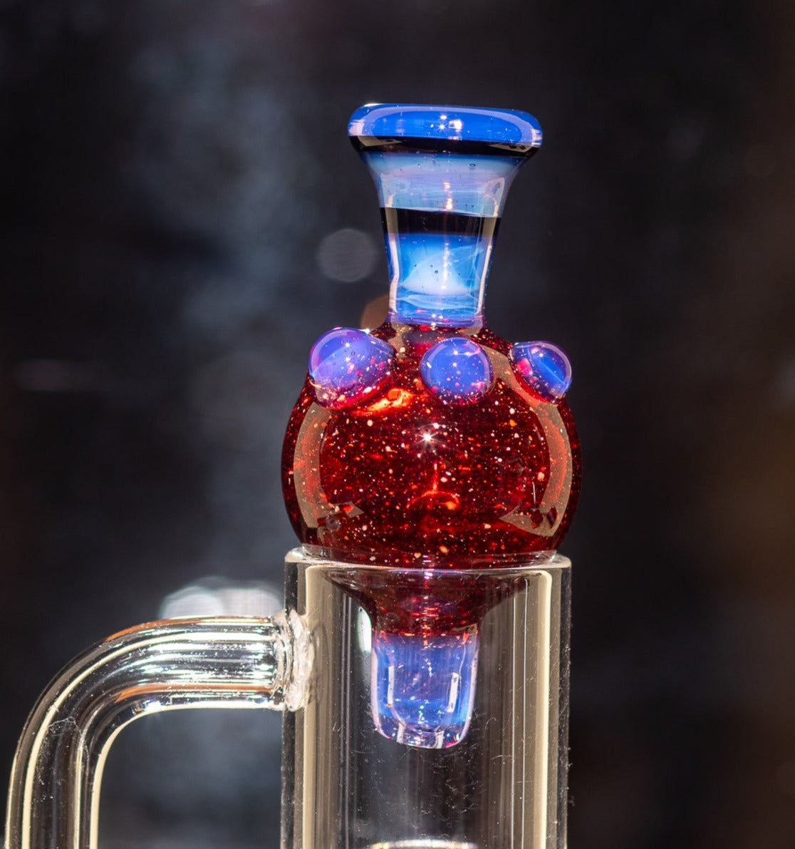 Heady Glass Top | 20-25mm Quartz Fit | Heady Bubble Cap | Functional Glass Piece