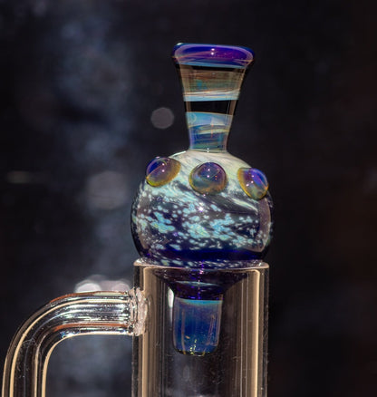 Heady Glass Top | 20-25mm Quartz Fit | Heady Bubble Cap | Functional Glass Piece