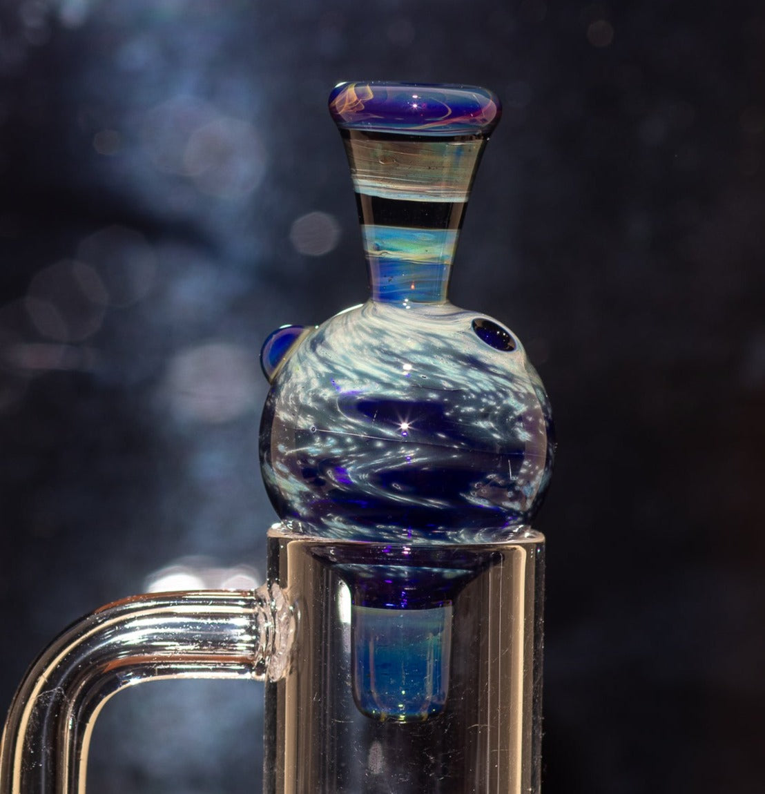 Heady Glass Top | 20-25mm Quartz Fit | Heady Bubble Cap | Functional Glass Piece