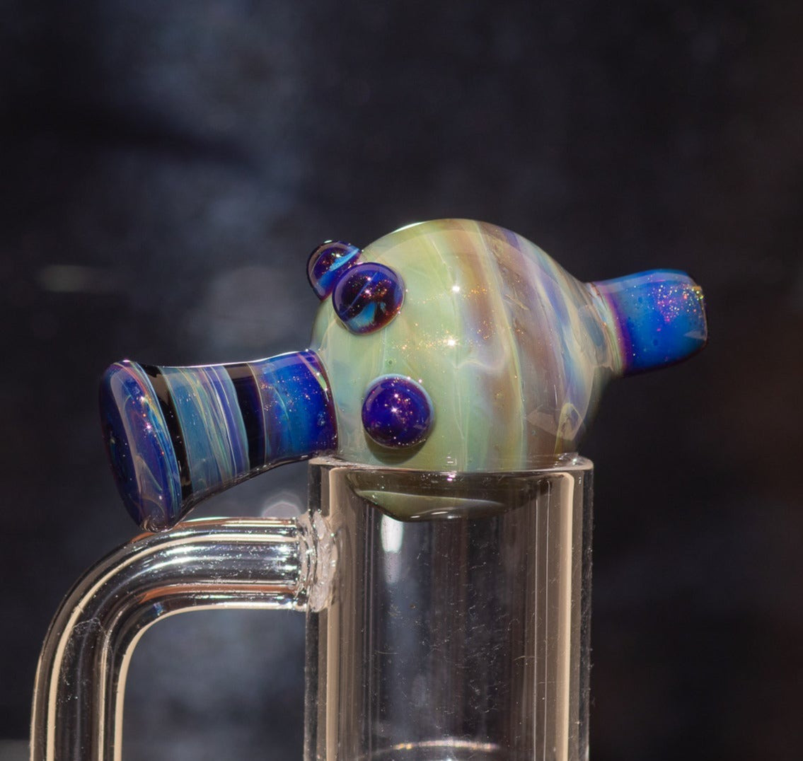 Heady Glass Top | 20-25mm Quartz Fit | Heady Bubble Cap | Functional Glass Piece
