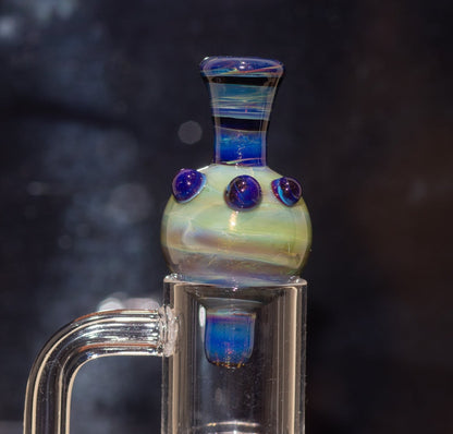 Heady Glass Top | 20-25mm Quartz Fit | Heady Bubble Cap | Functional Glass Piece