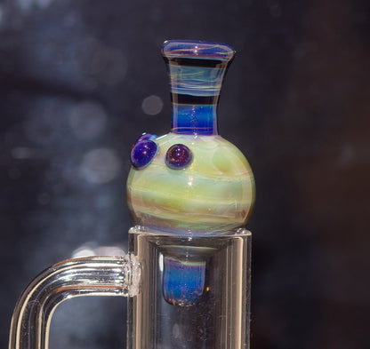 Heady Glass Top | 20-25mm Quartz Fit | Heady Bubble Cap | Functional Glass Piece