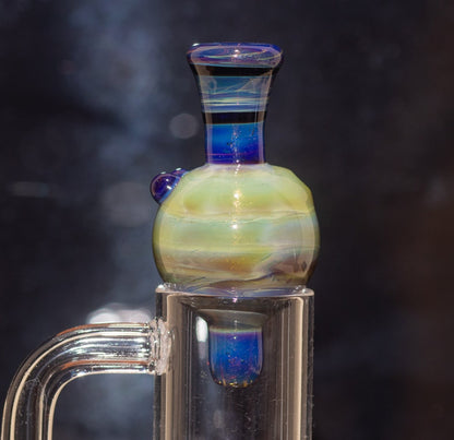 Heady Glass Top | 20-25mm Quartz Fit | Heady Bubble Cap | Functional Glass Piece