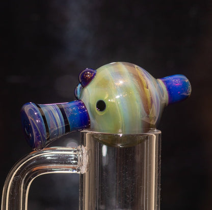 Heady Glass Top | 20-25mm Quartz Fit | Heady Bubble Cap | Functional Glass Piece