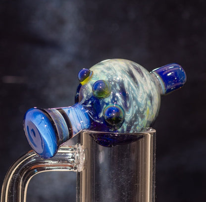 Heady Glass Top | 20-25mm Quartz Fit | Heady Bubble Cap | Functional Glass Piece