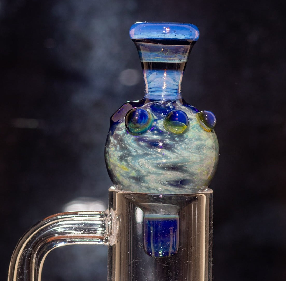 Heady Glass Top | 20-25mm Quartz Fit | Heady Bubble Cap | Functional Glass Piece