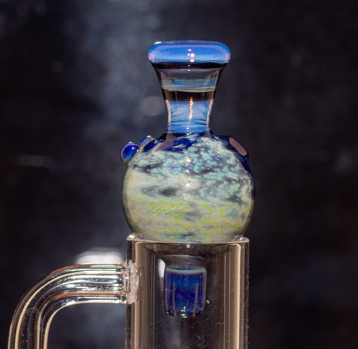 Heady Glass Top | 20-25mm Quartz Fit | Heady Bubble Cap | Functional Glass Piece