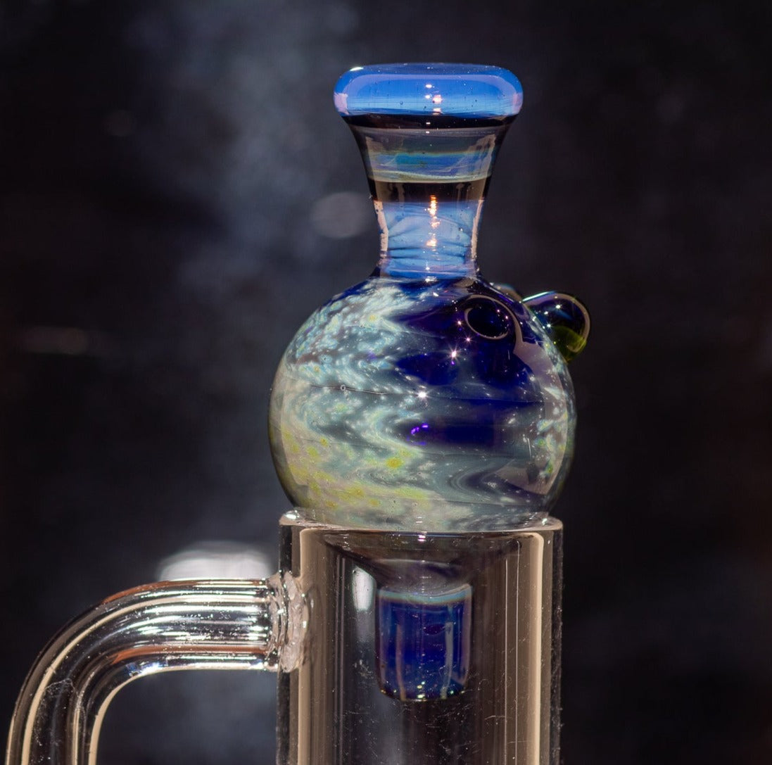 Heady Glass Top | 20-25mm Quartz Fit | Heady Bubble Cap | Functional Glass Piece