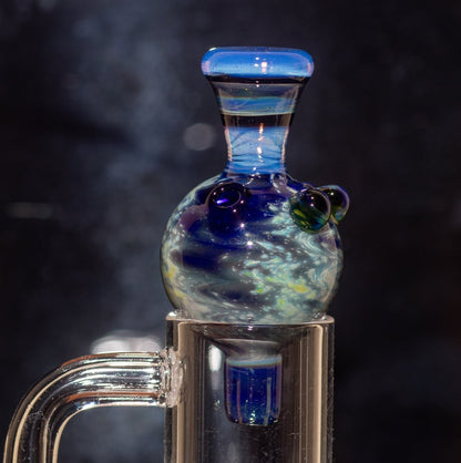 Heady Glass Top | 20-25mm Quartz Fit | Heady Bubble Cap | Functional Glass Piece