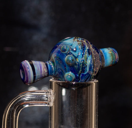 Heady Glass Top | 20-25mm Quartz Fit | Heady Bubble Cap | Functional Glass Piece
