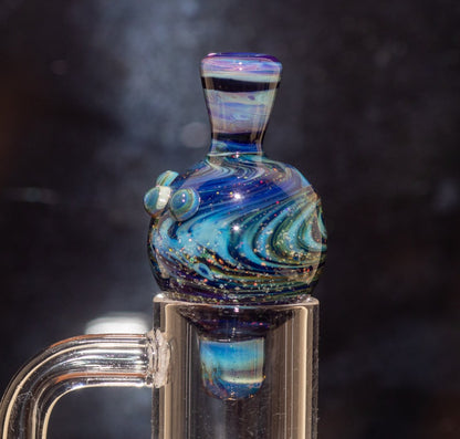 Heady Glass Top | 20-25mm Quartz Fit | Heady Bubble Cap | Functional Glass Piece