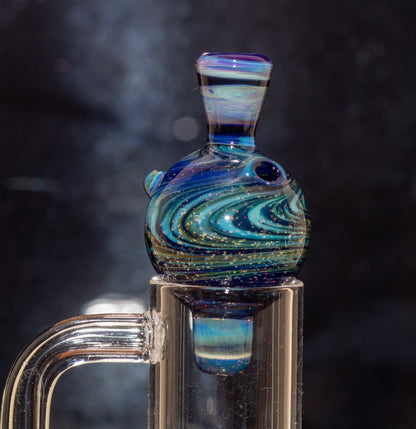 Heady Glass Top | 20-25mm Quartz Fit | Heady Bubble Cap | Functional Glass Piece