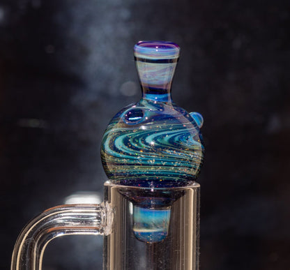 Heady Glass Top | 20-25mm Quartz Fit | Heady Bubble Cap | Functional Glass Piece