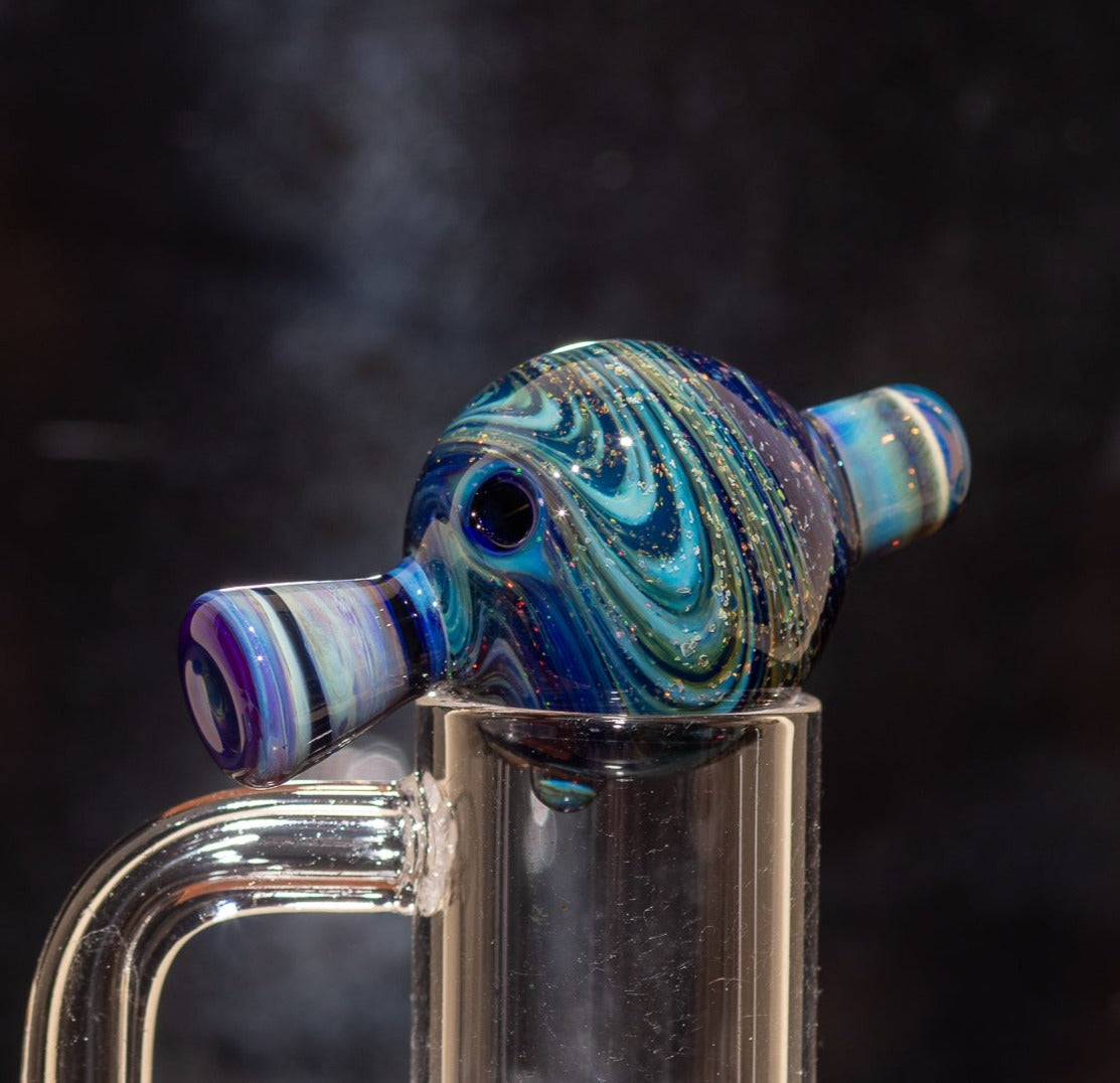 Heady Glass Top | 20-25mm Quartz Fit | Heady Bubble Cap | Functional Glass Piece