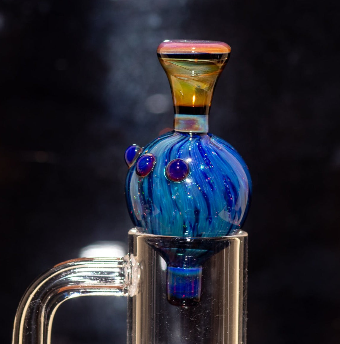 Heady Glass Top | 20-25mm Quartz Fit | Heady Bubble Cap | Functional Glass Piece