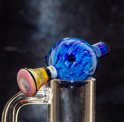 Heady Glass Top | 20-25mm Quartz Fit | Heady Bubble Cap | Functional Glass Piece