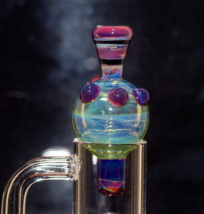 Heady Glass Top | 20-25mm Quartz Fit | Heady Bubble Cap | Functional Glass Piece