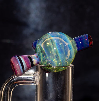 Heady Glass Top | 20-25mm Quartz Fit | Heady Bubble Cap | Functional Glass Piece