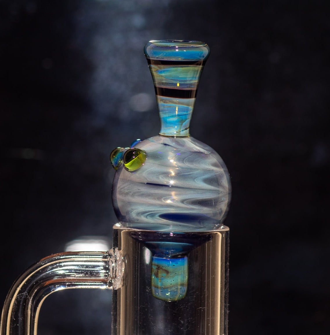 Heady Glass Top | 20-25mm Quartz Fit | Heady Bubble Cap | Functional Glass Piece