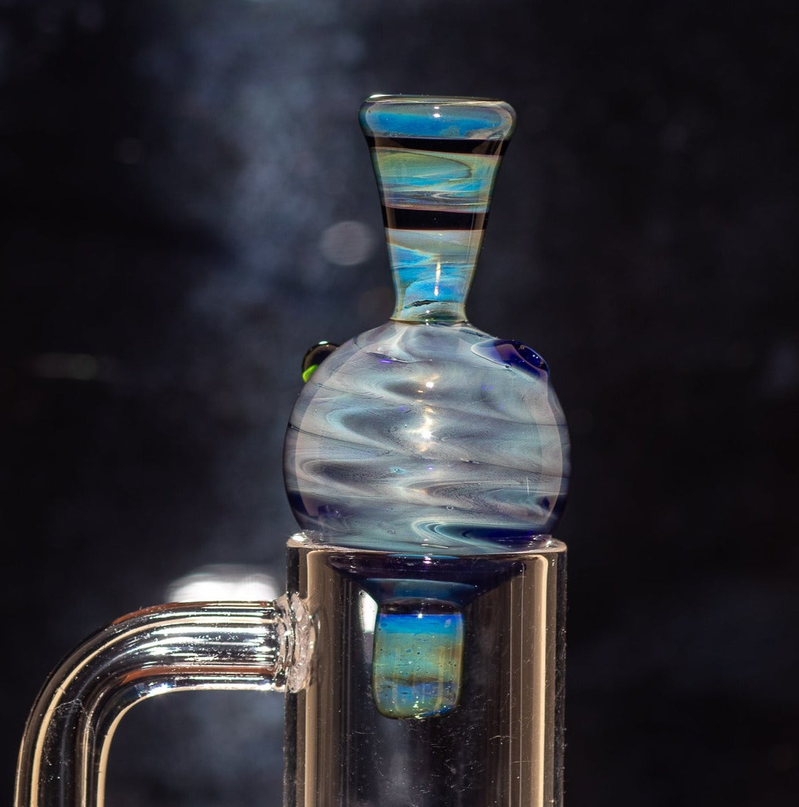 Heady Glass Top | 20-25mm Quartz Fit | Heady Bubble Cap | Functional Glass Piece