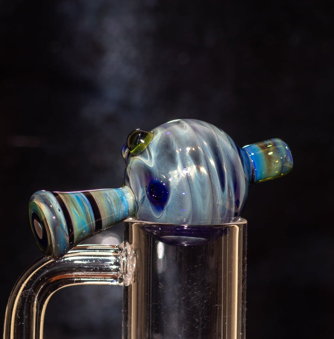 Heady Glass Top | 20-25mm Quartz Fit | Heady Bubble Cap | Functional Glass Piece