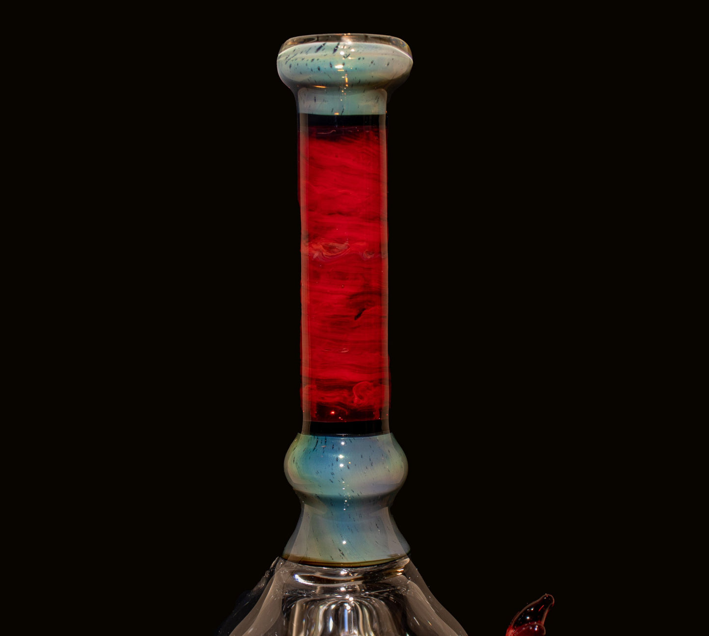 14mm Cherry Brandy Colored Rig