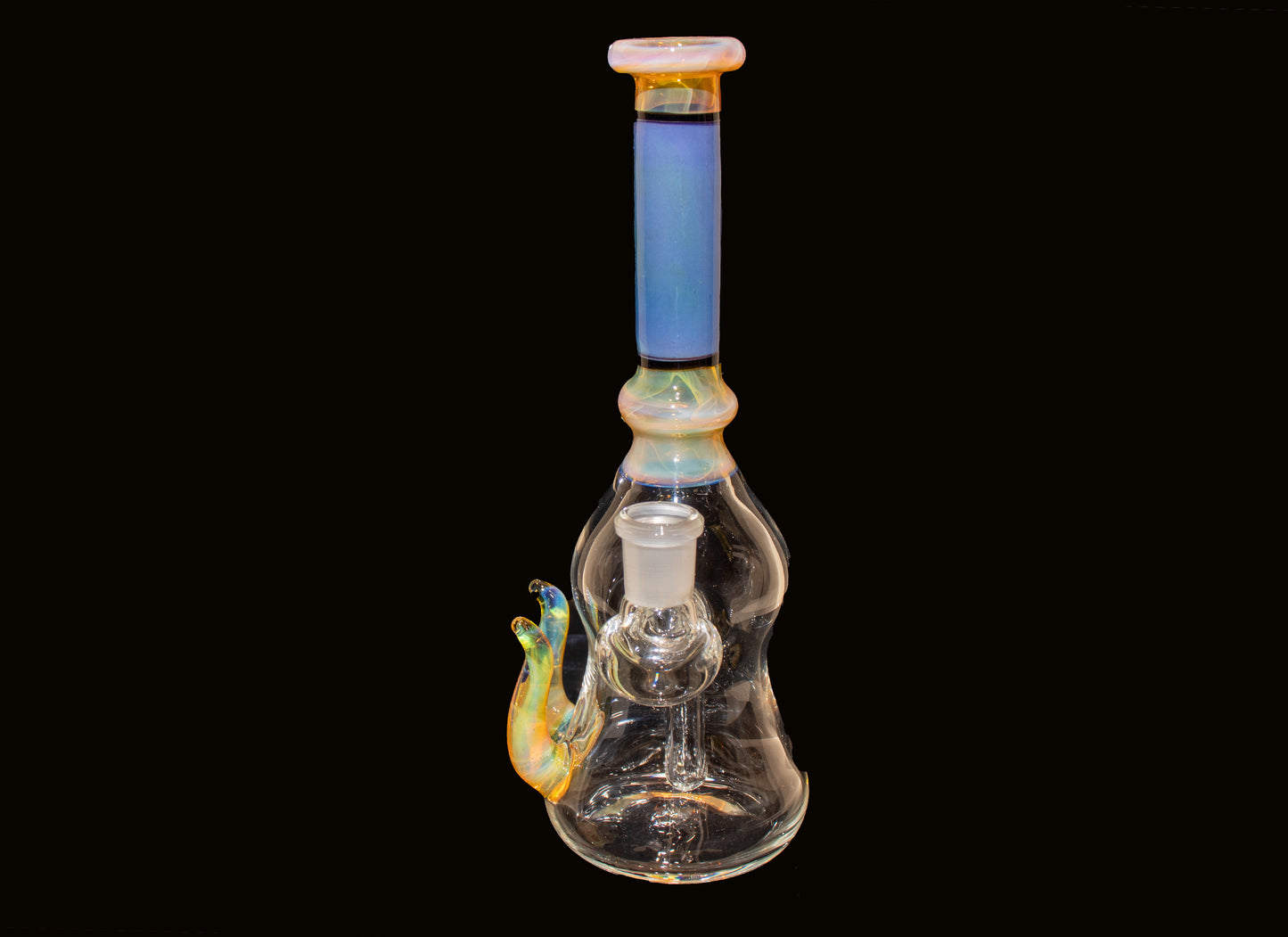 14mm Amber Purple Colored Rig
