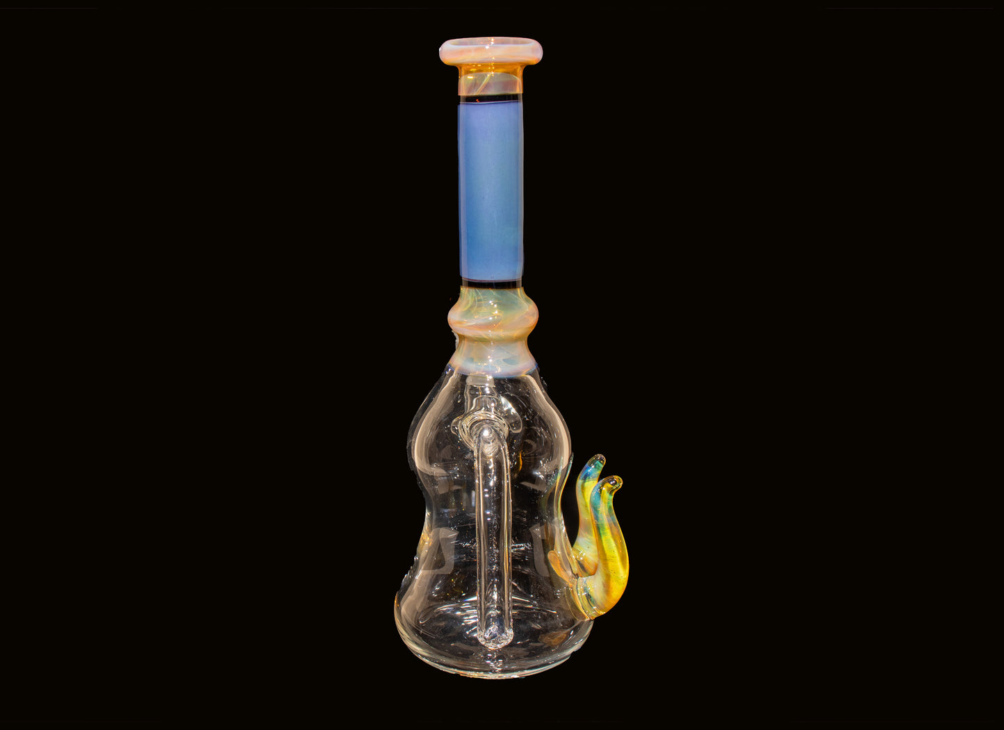 14mm Amber Purple Colored Rig