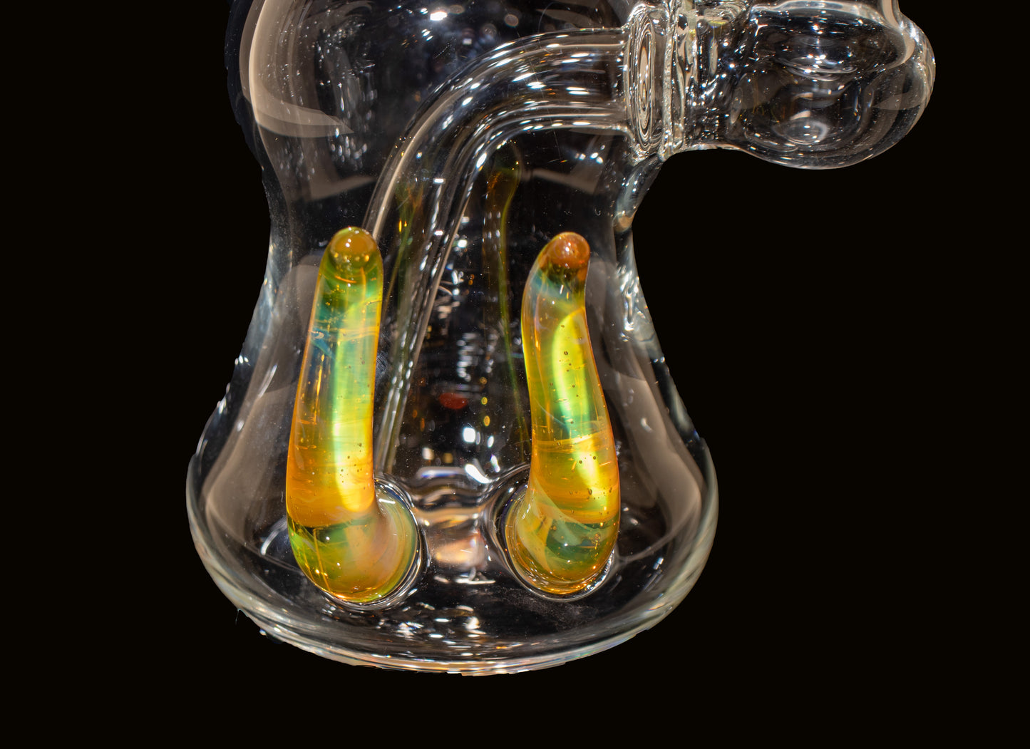 14mm Amber Purple Colored Rig