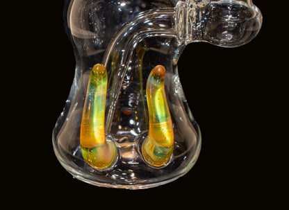 14mm Amber Purple Colored Rig