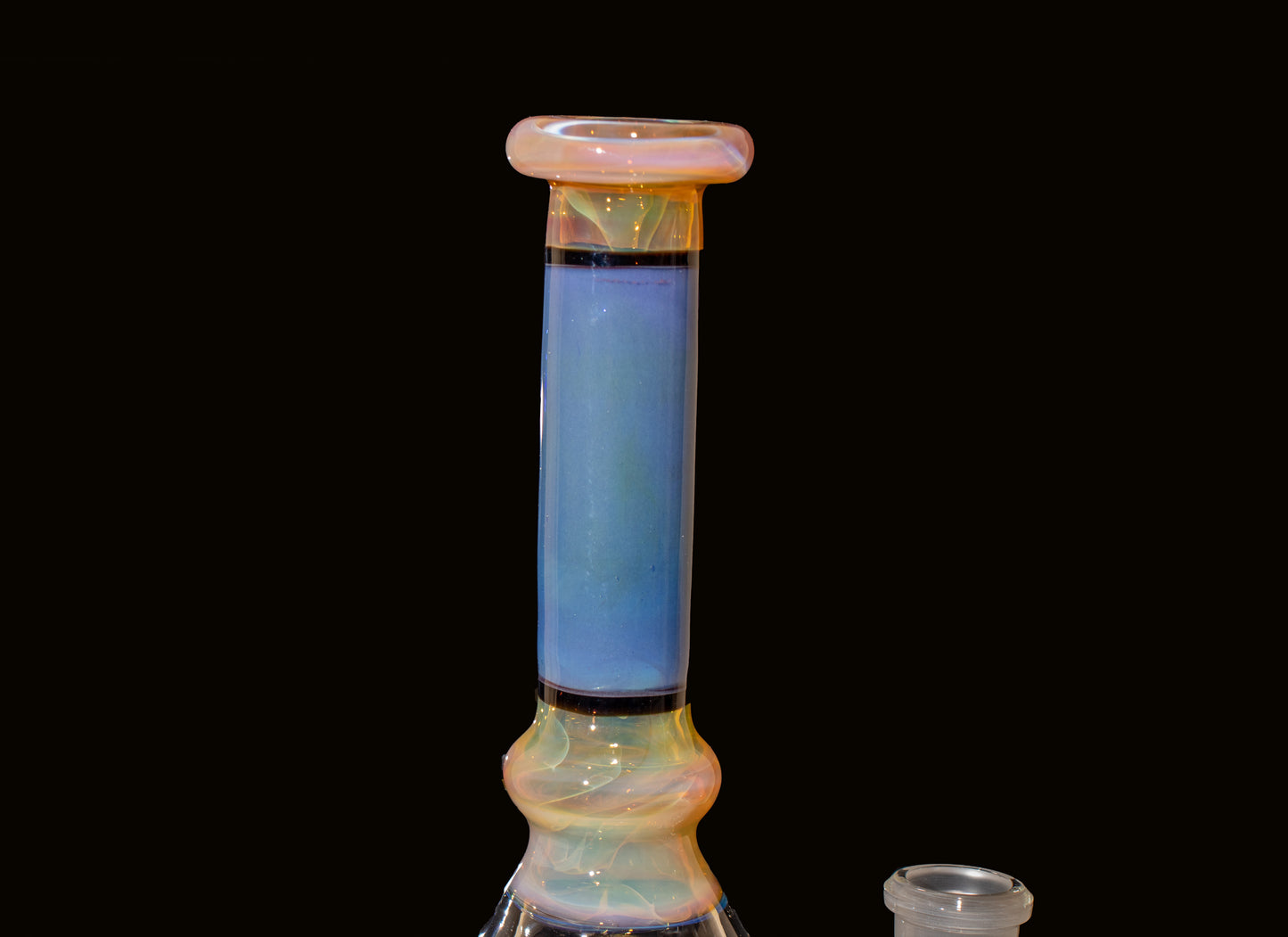 14mm Amber Purple Colored Rig