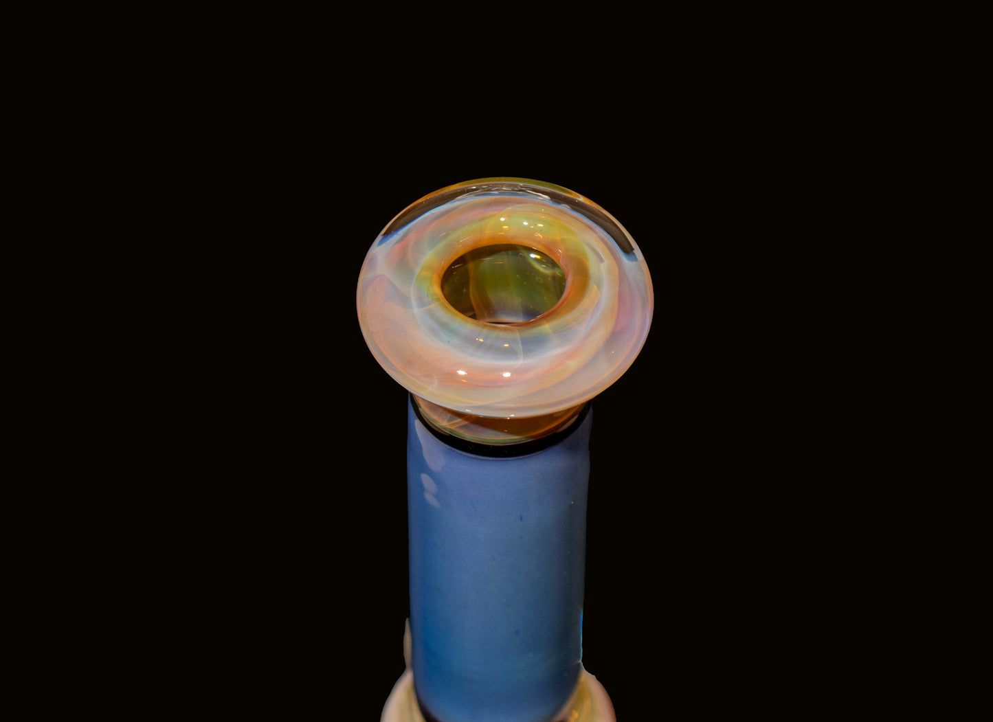 14mm Amber Purple Colored Rig