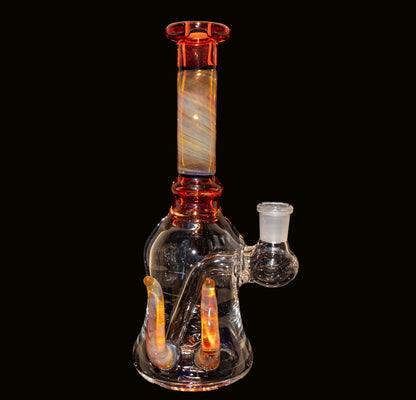14mm Amber Purple Colored Rig