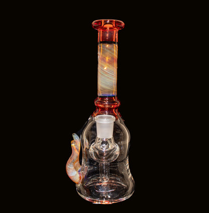14mm Amber Purple Colored Rig