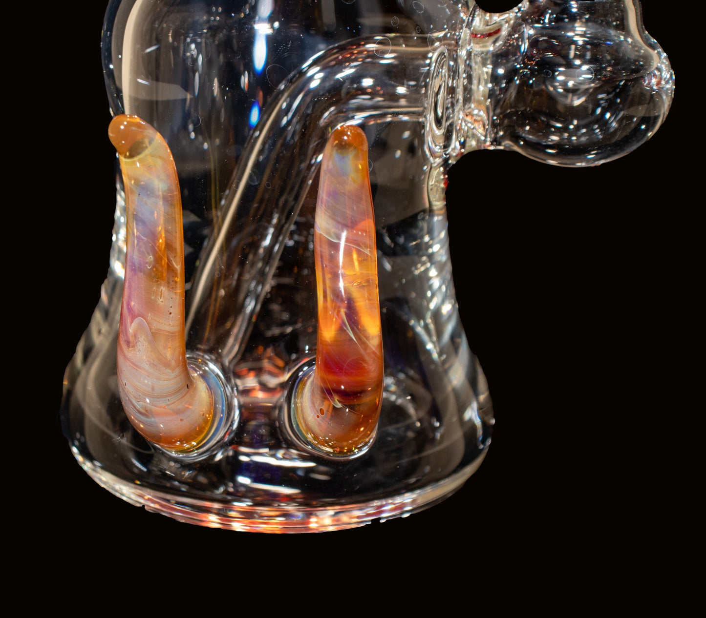 14mm Amber Purple Colored Rig