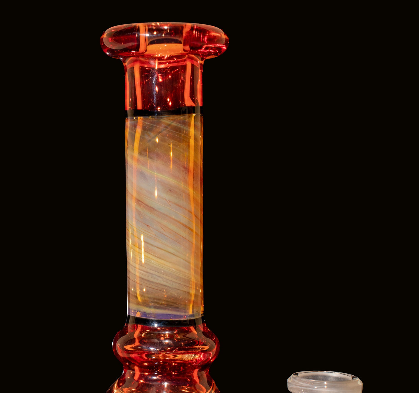 14mm Amber Purple Colored Rig