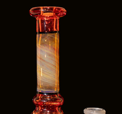 14mm Amber Purple Colored Rig
