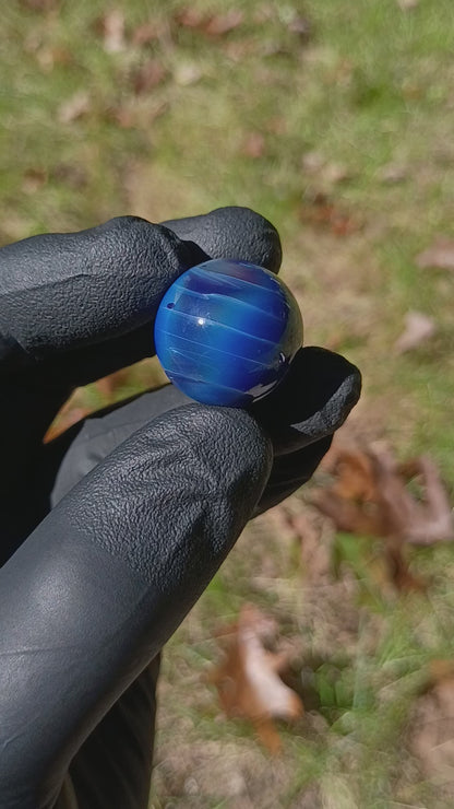 Matching Solid Color Marble Set | 25mm Glass Marbles | Handblown Borosilicate Glass | Collectible Functional Glass